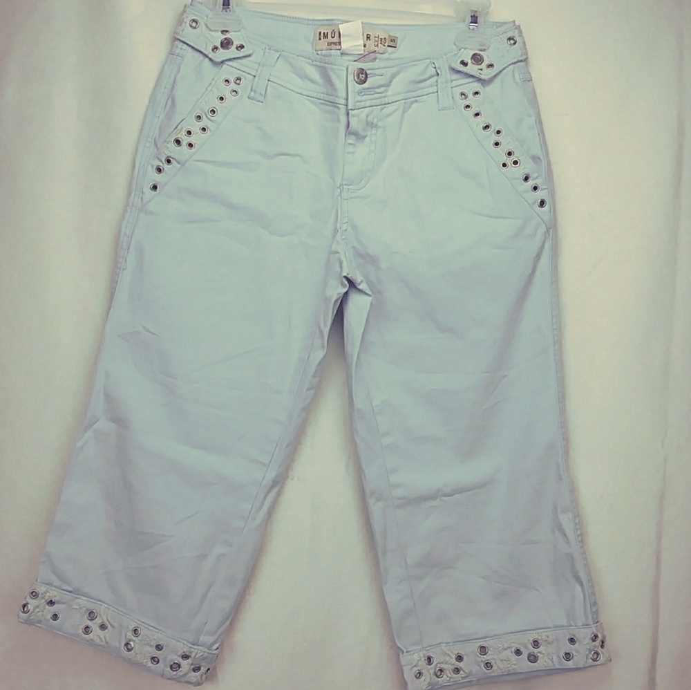 PANTS MÜR MÜR EMBROIDERED CAPRI JEANS